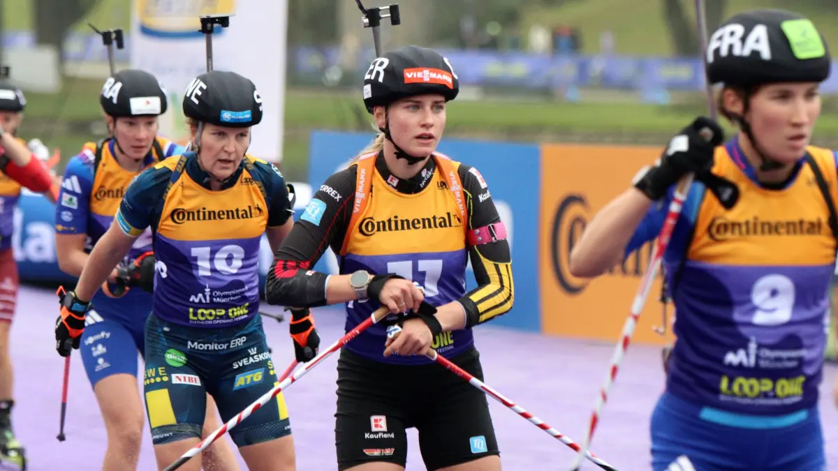 LOOP ONE Festival 2026, Biathlon, Munich, 18.10.2026: MUNICH, GERMANY - OCTOBER 18: Tannheimer, Julia GER, 11 during the Women s Super Sprint Final at the LOOP ONE Festival 2026, Biathlon, on October 18, 2026 in Munich, Germany. Bavaria Germany Copyright: xPhotographer:xNilsxKoepkex