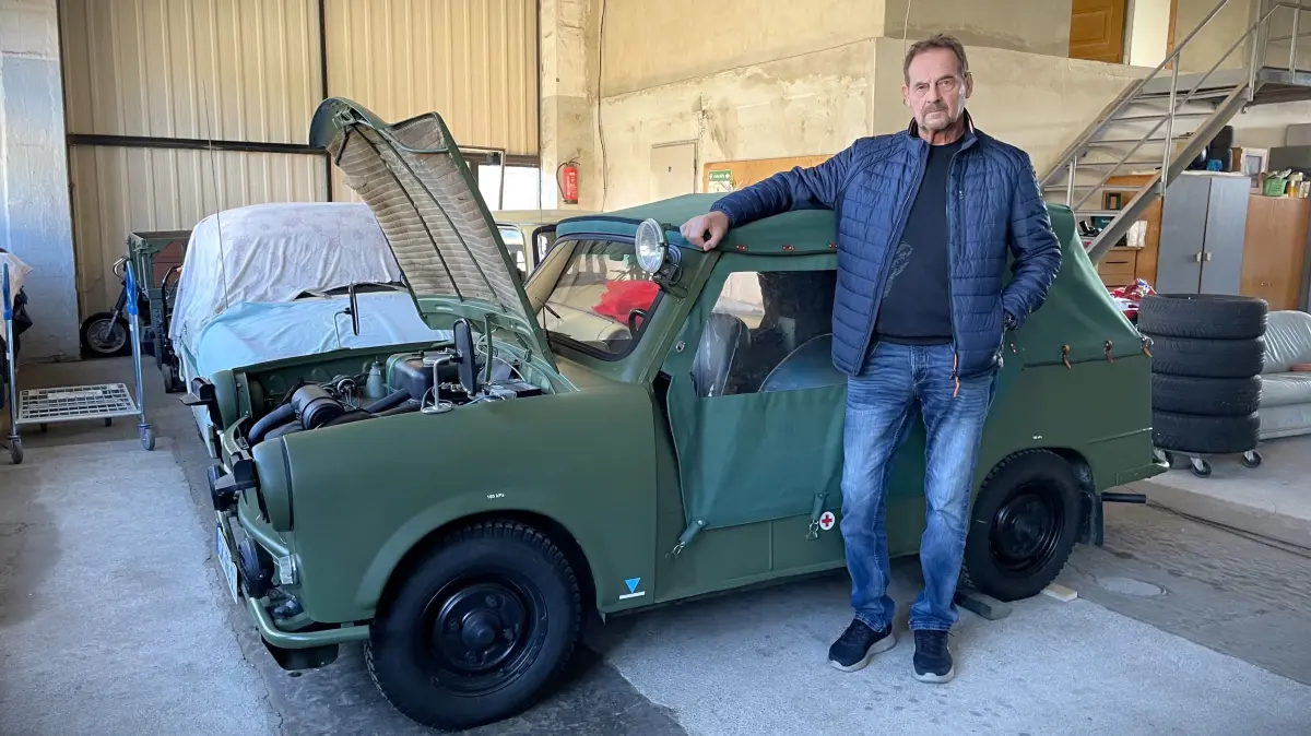 Seinen Trabant-Kübel will Trabantfreund Günter Lossow aus Beeskow so original wie möglich halten. Mit solch einem historischen Fahrzeug verbindet den Rentner eine Geschichte aus seinen jüngeren Lebensjahren.