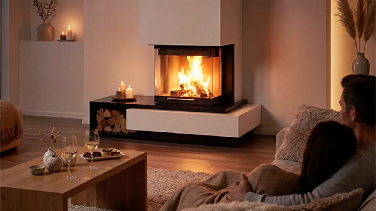 Ein Kaminofen steht für Gemütlichkeit zu Hause, kann aber auch die Wärmeversorgung ergänzen. Fachgerecht geplant, versorgt er bei einem längeren Stromausfall den zentralen Wohnbereich verlässlich mit Wärme.