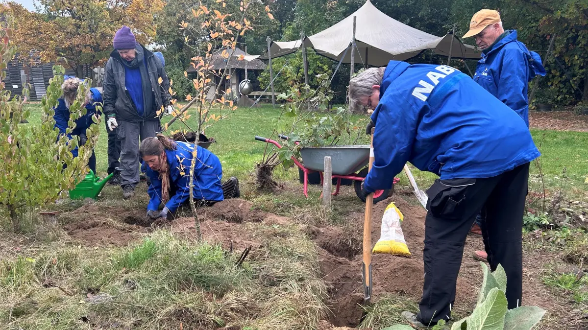 Der Schuagarten der Blumberger Mühle wird neu gestaltet. Dabei packen Freiwillige mit an. Welche Aufgabe der Garten erfüllen soll und was Besucher lernen können.