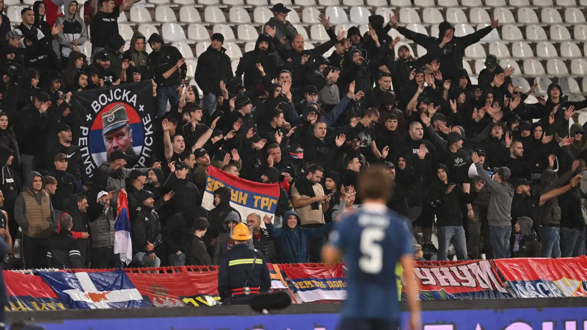Serbische Fans