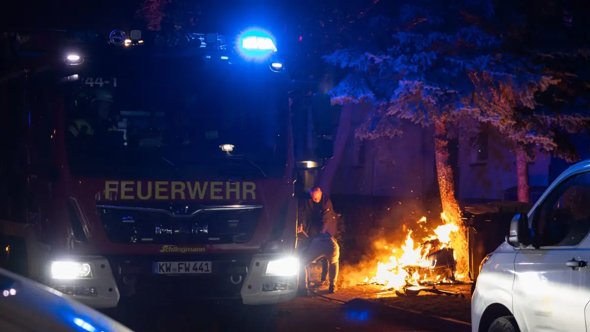 Wieder brennender Müllcontainer in Königs Wusterhausen