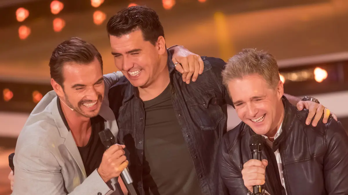 Florian Silbereisen, Jan Smit und Christoff De Bolle bildeten das Erfolgstrio "Klubbb3".